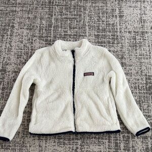 Vineyard Vines Cream Fleece Jacket